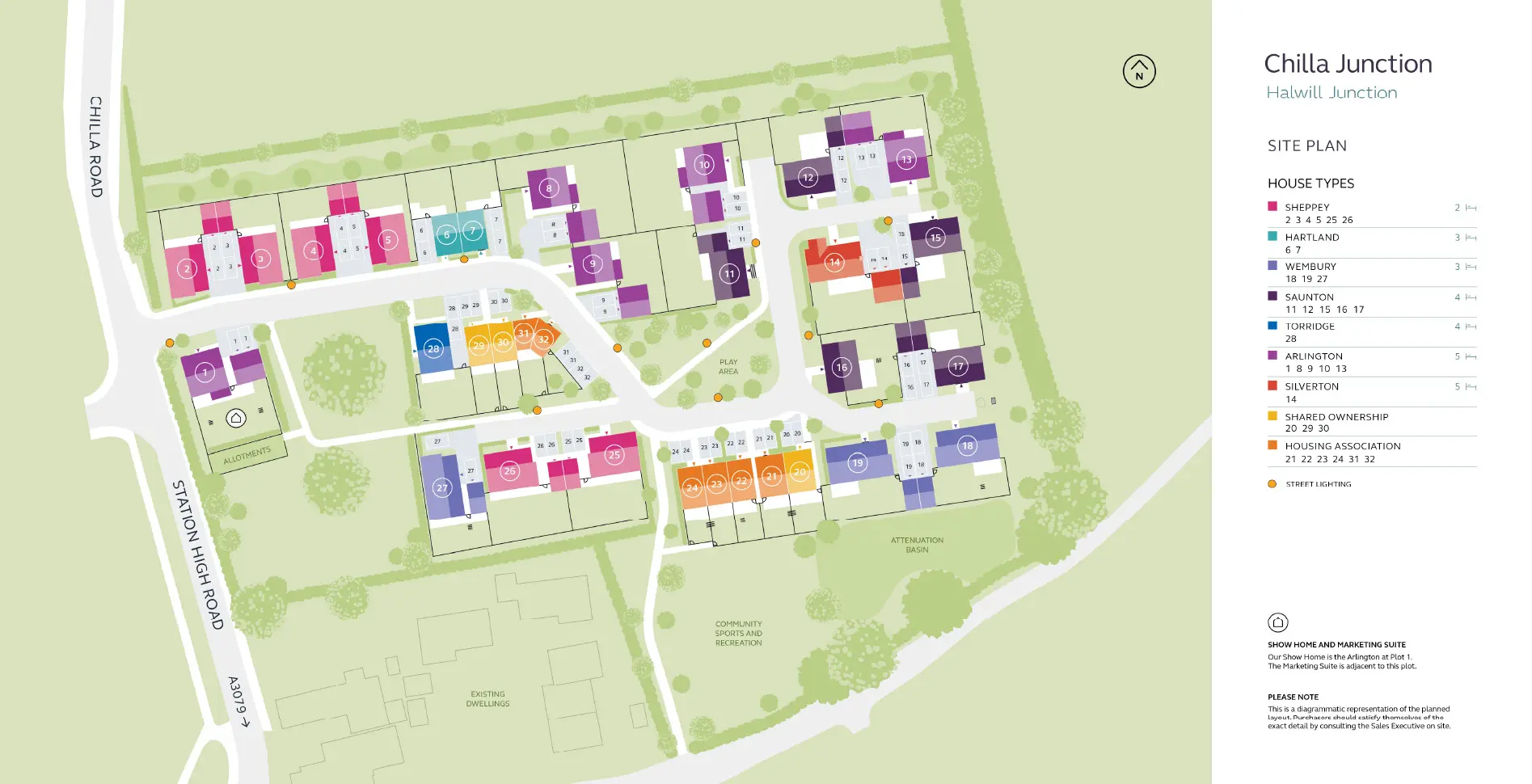 Chilla Junction New Homes Development - Site Layout