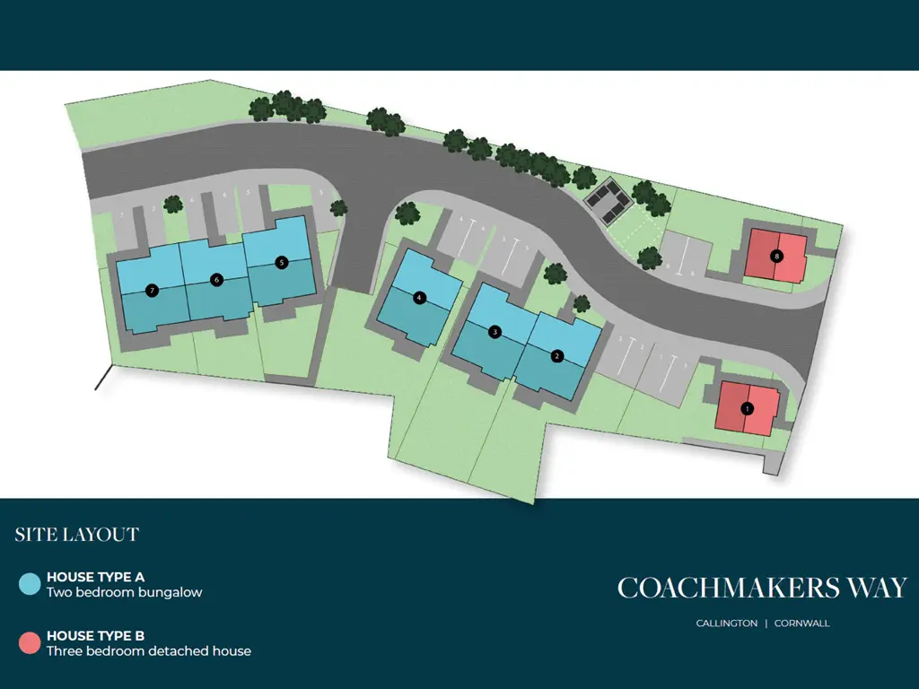 Coachmakers Way New Homes Development - Site Layout