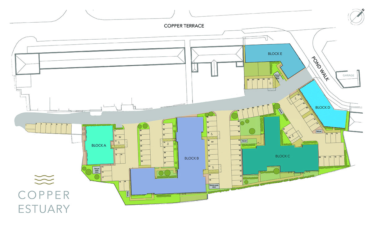 Copper Estuary New Homes Development - Site Layout