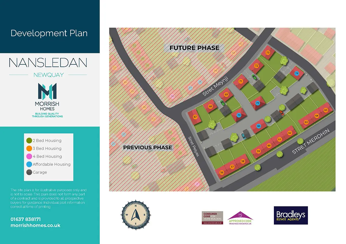 Nansledan New Homes Development - Site Layout