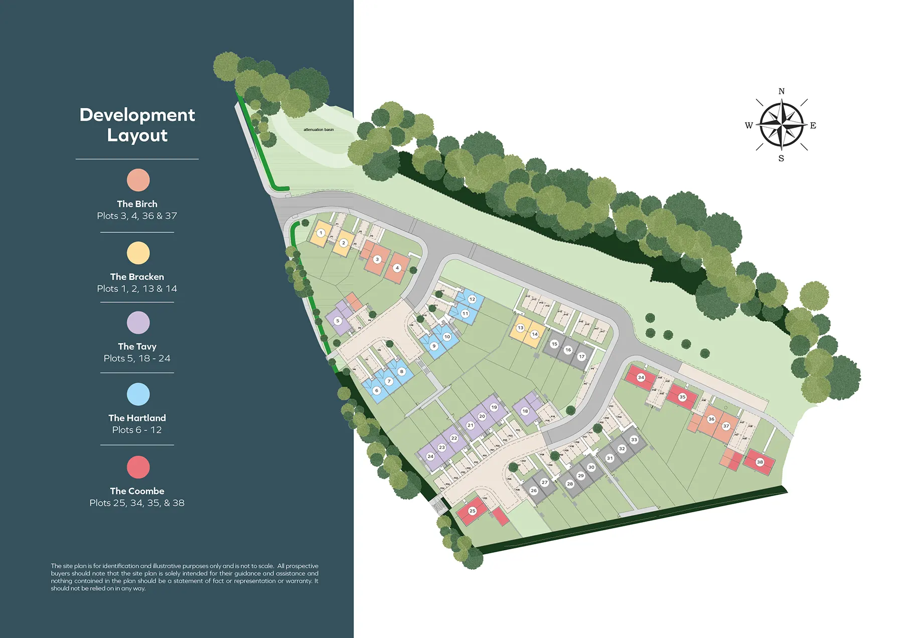 Silver Hill New Homes Development - Site Layout